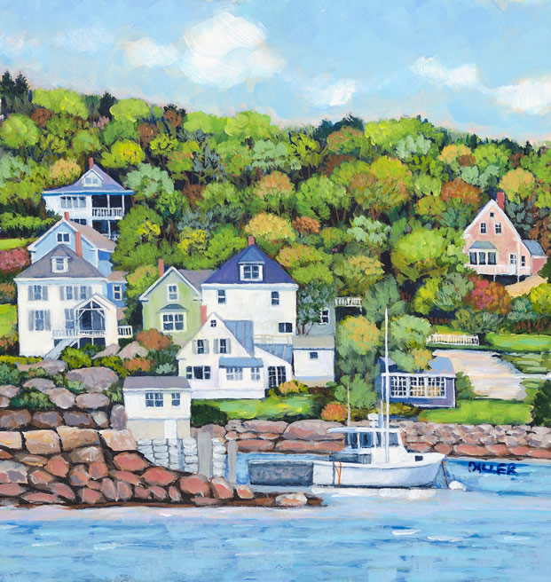 Claudia Diller Original Maine art calendar inspired by the Maine coast